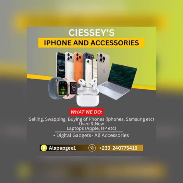 Ciessey’s iPhone And Accessories brand banner