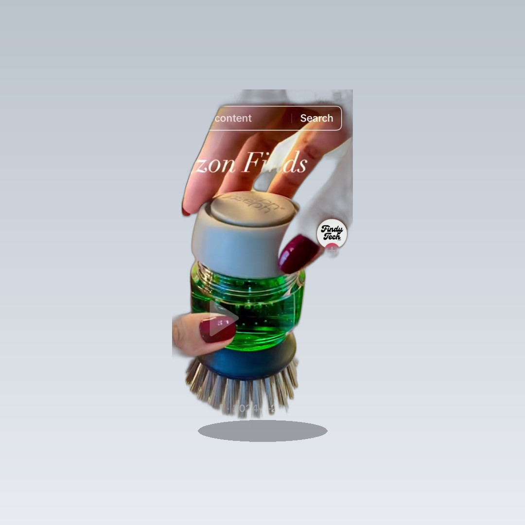 Soap dispenser and brush