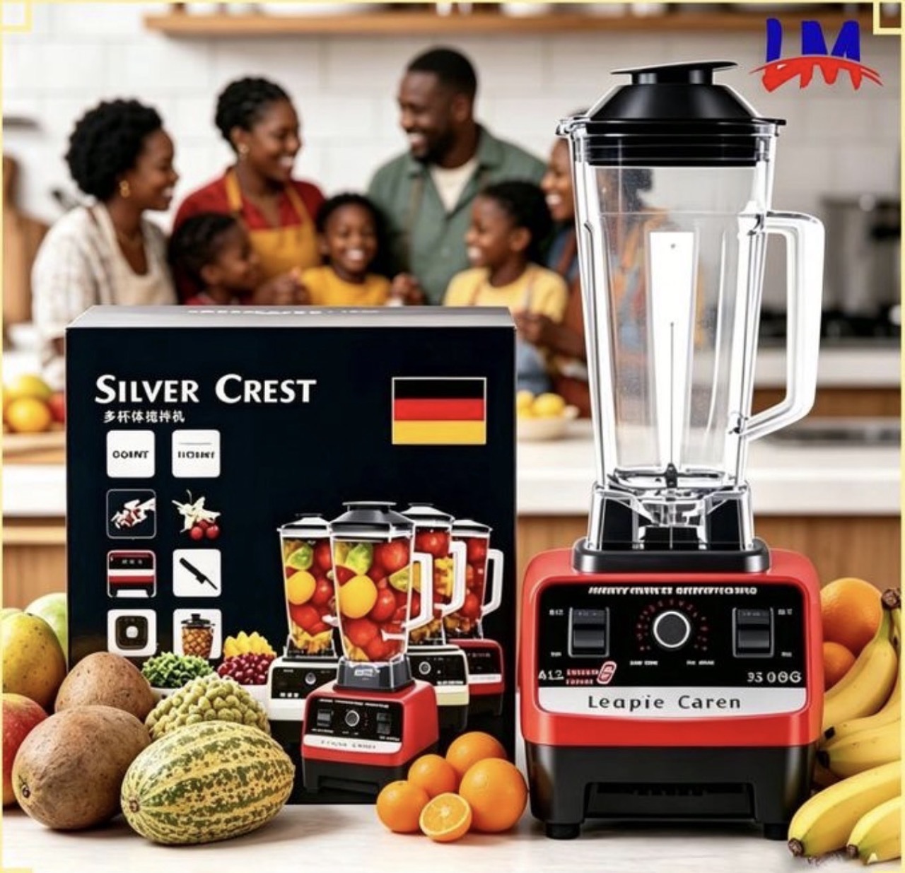 Silver crest lm-2l powerful professional heavy duty commercial electric blender