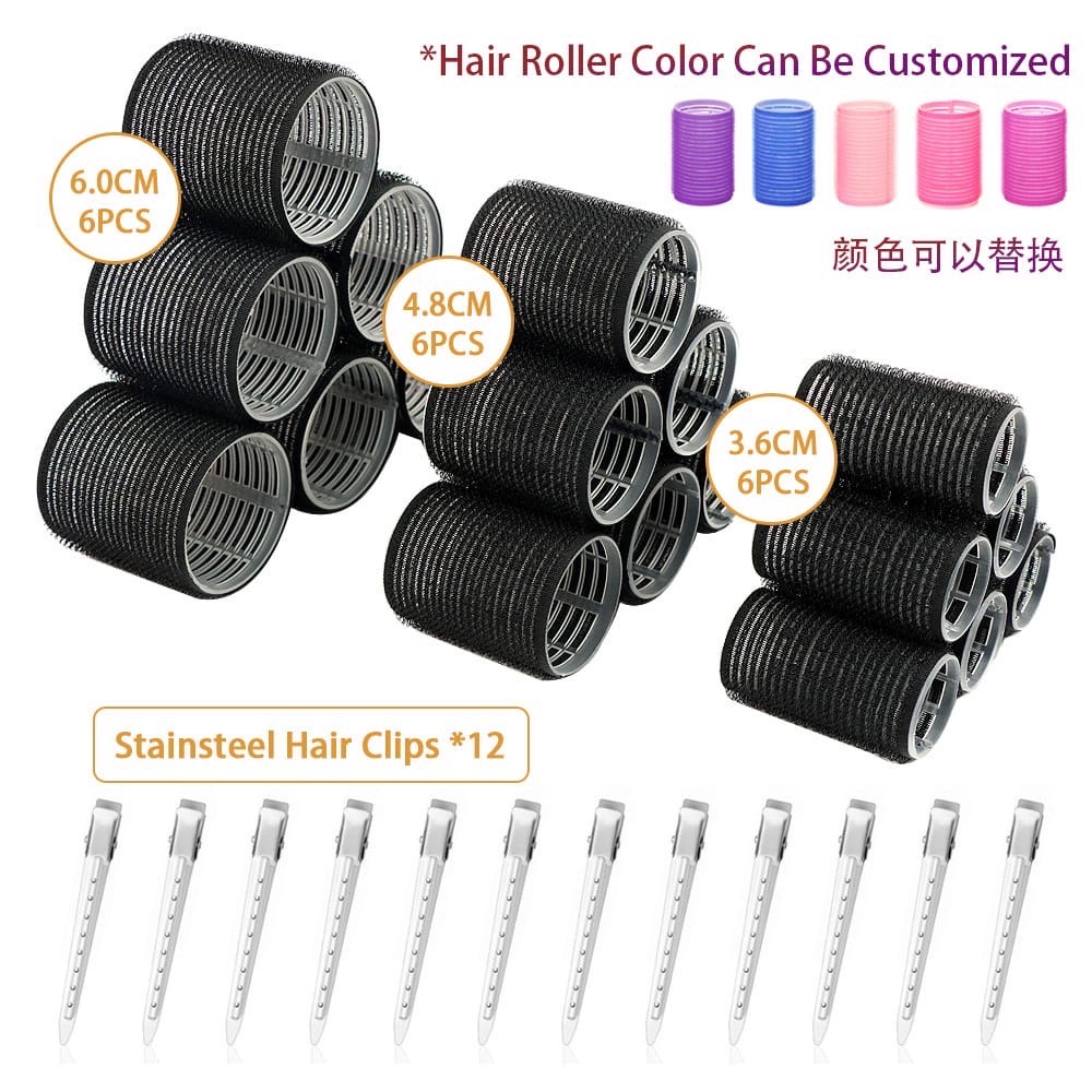 Hair rollex with clips