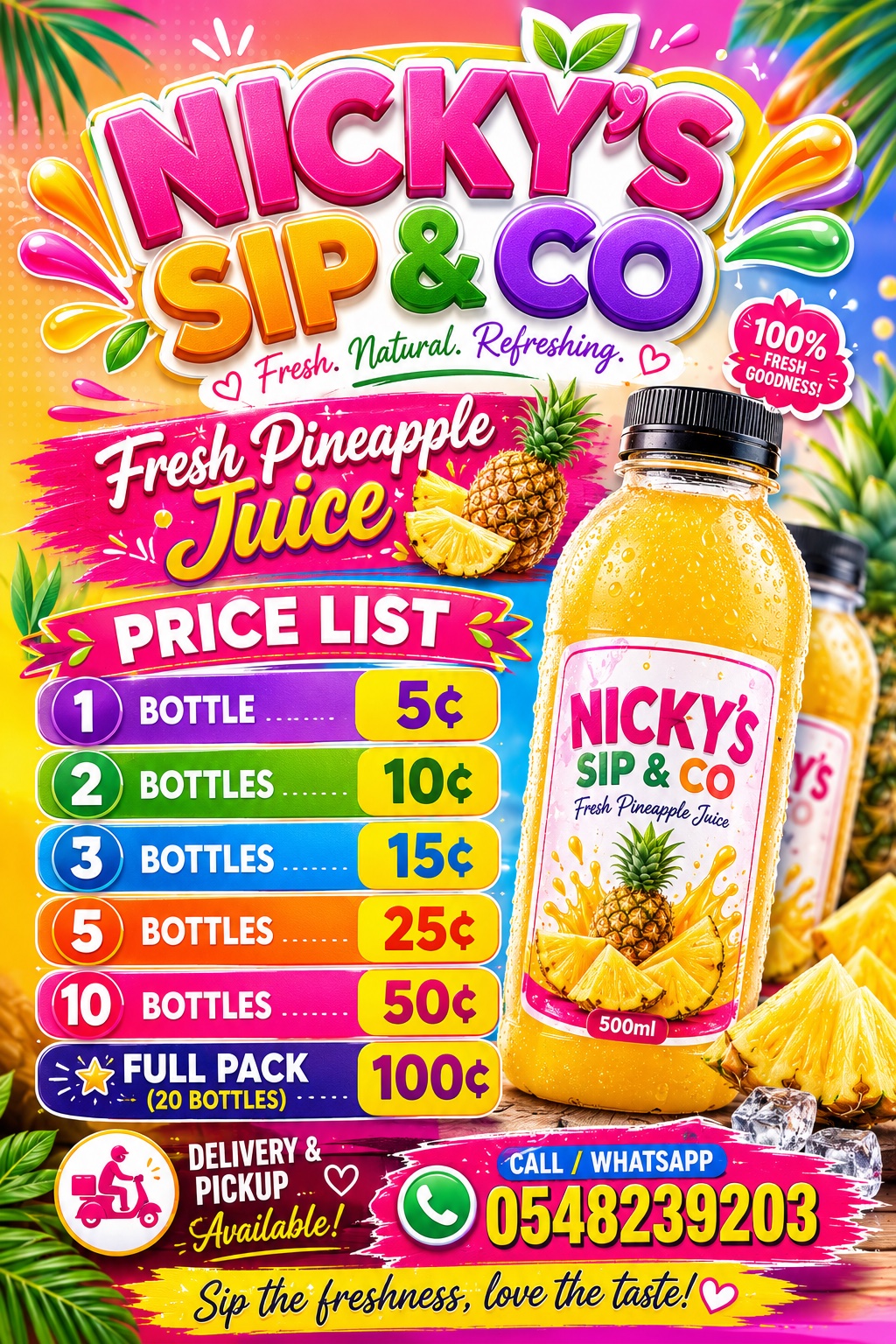 Pineapple drink