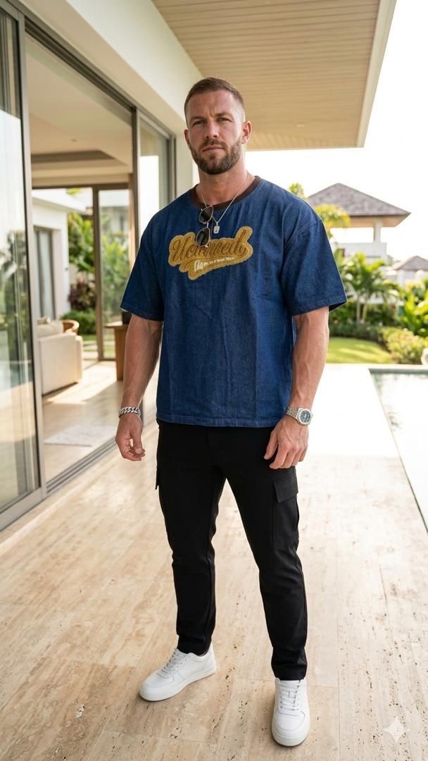Men jeans shirt