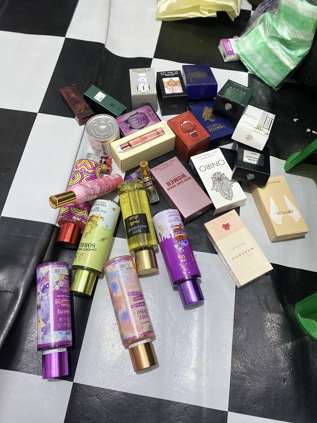 Perfumes and body splash