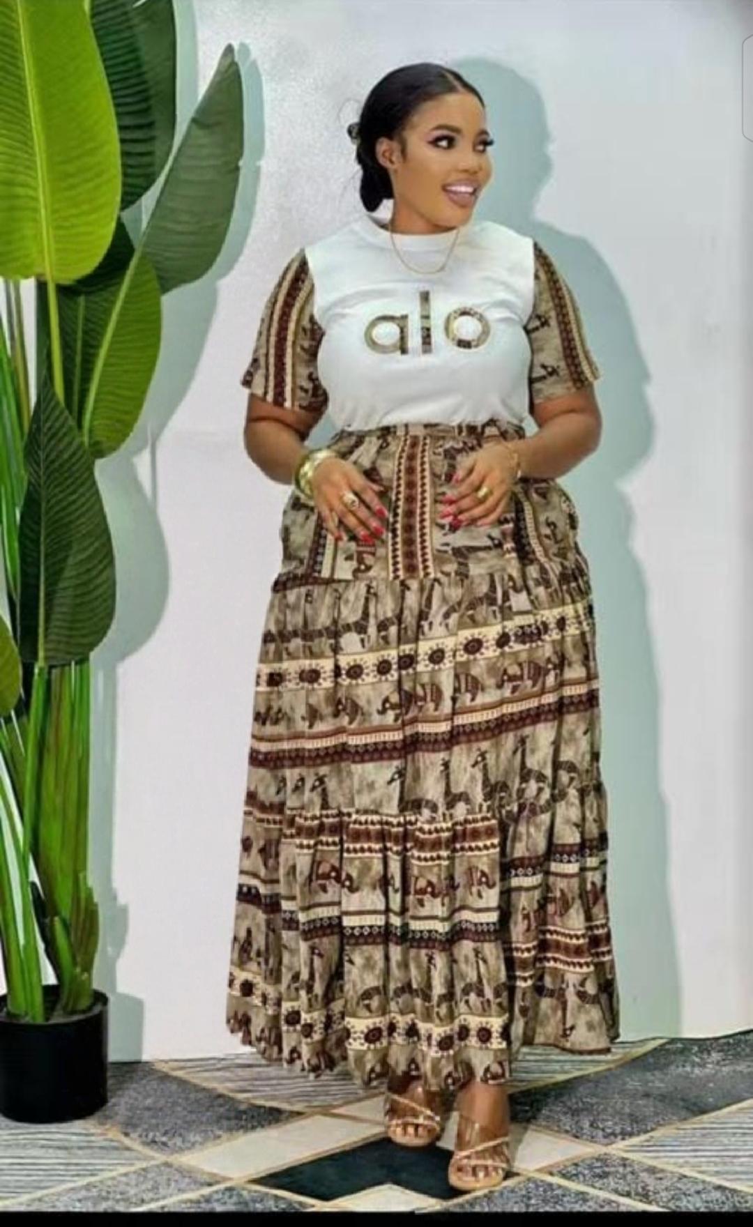 Top with long skirt