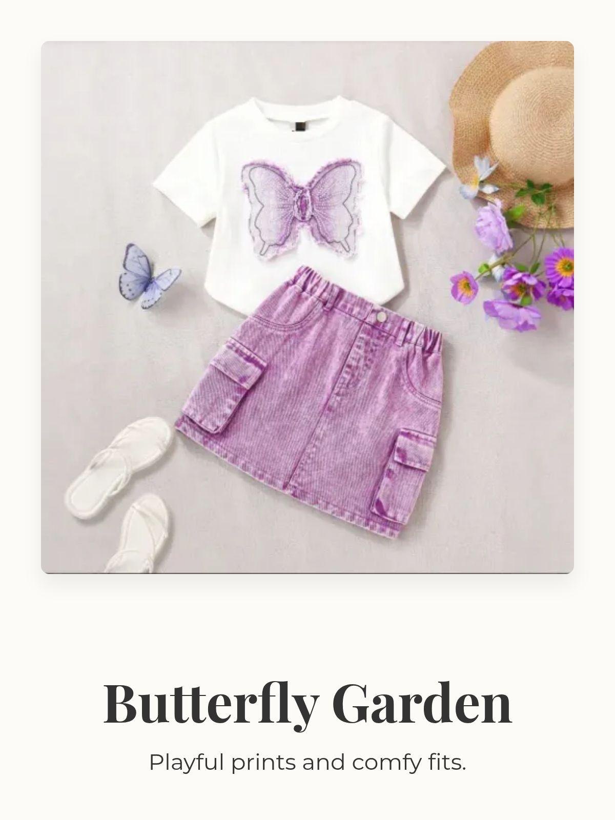Girls denim sets and dresses available as seen