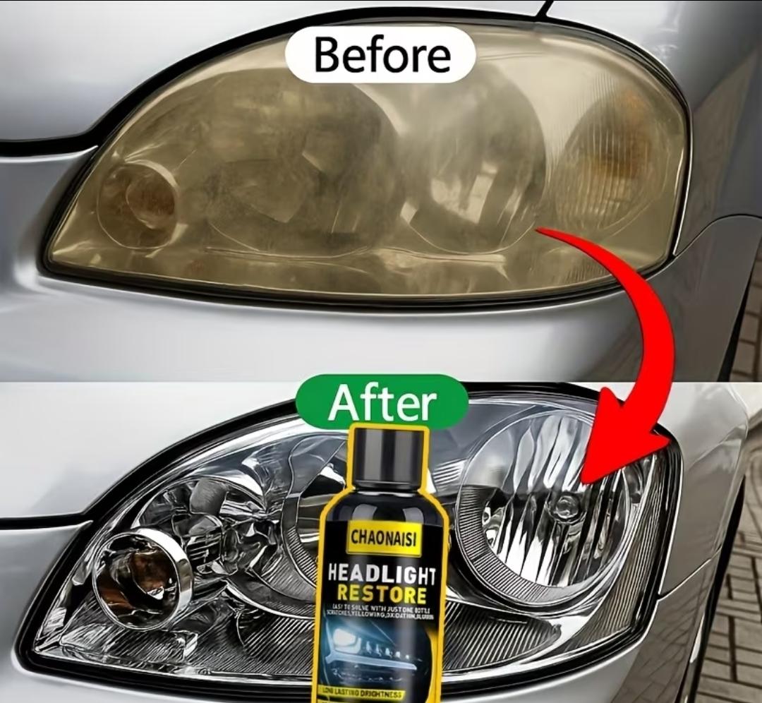 Headlight spray