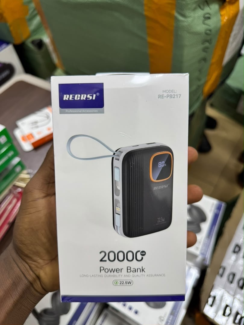 Regrsi power bank 20000 mah