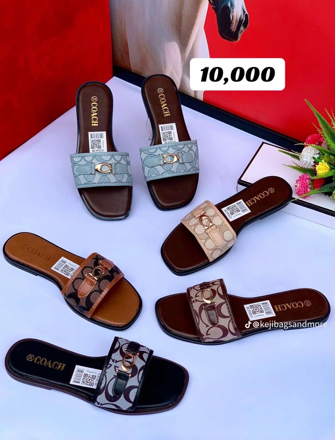Coach slippers