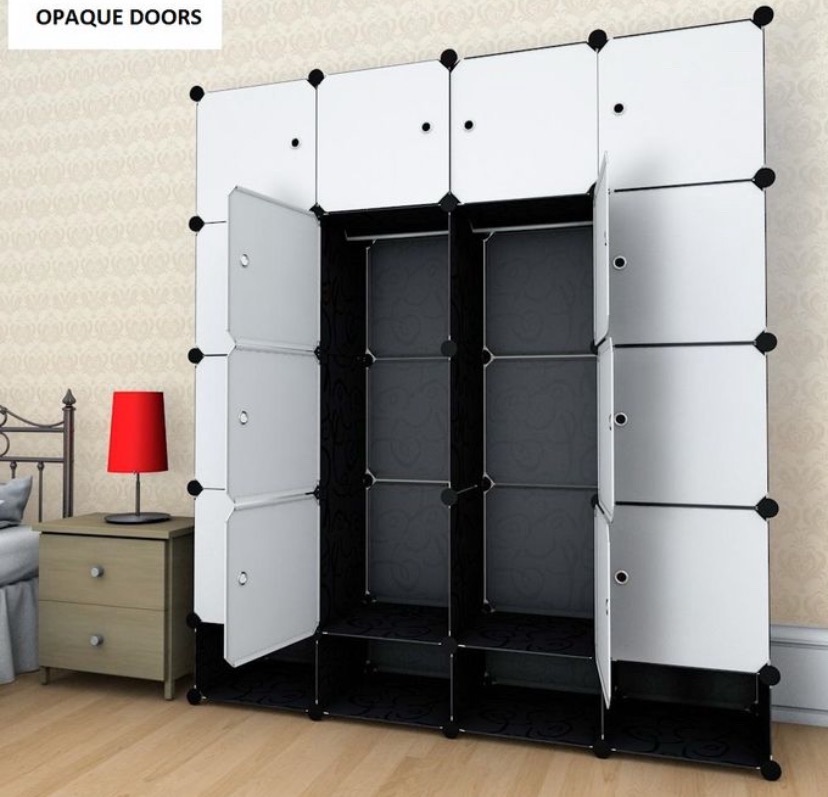 Plastic wardrobe