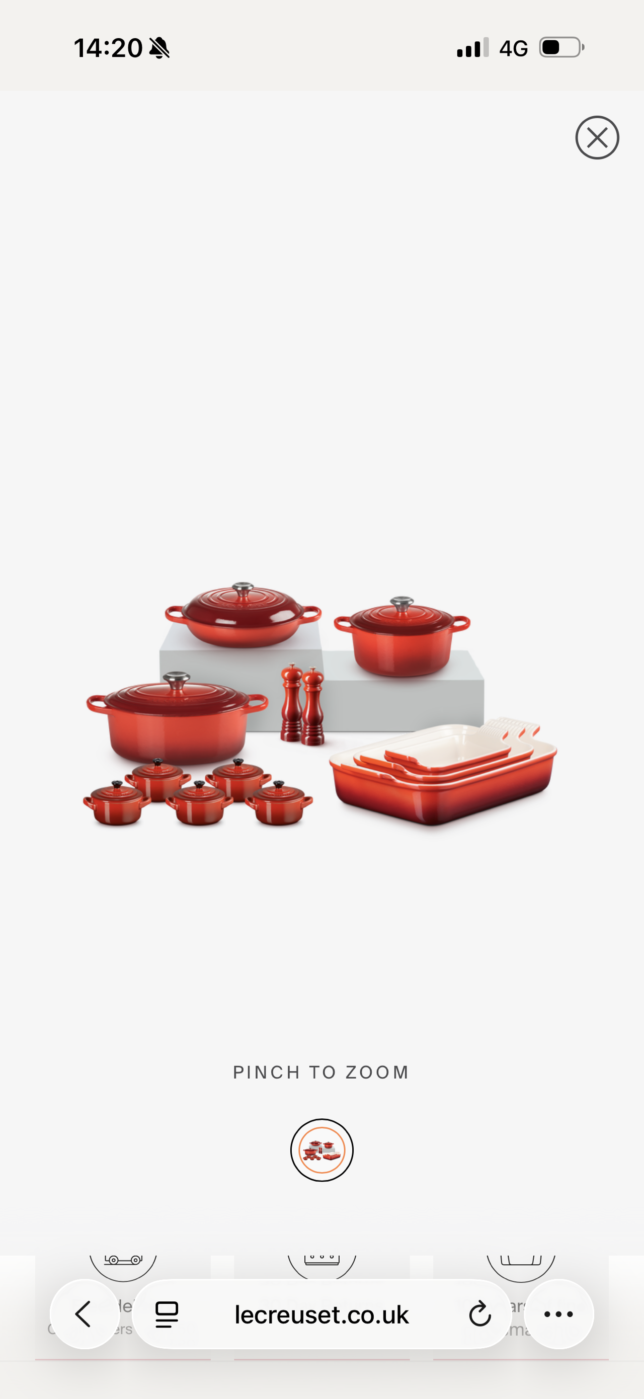 Cast iron le creuset and cooks original