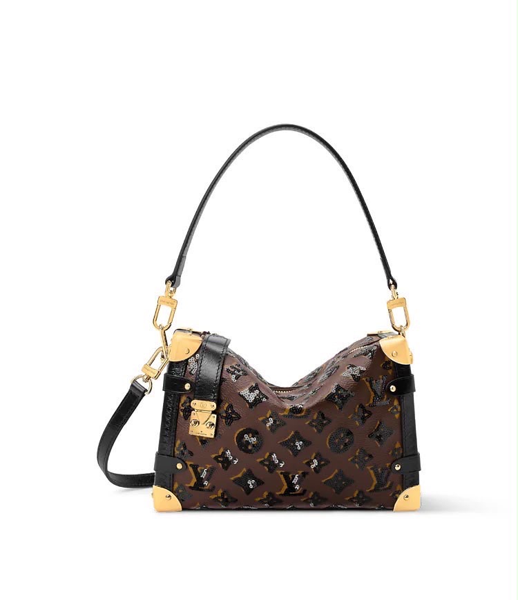 Louis vuitton side trunk mmmonogram canvas bag