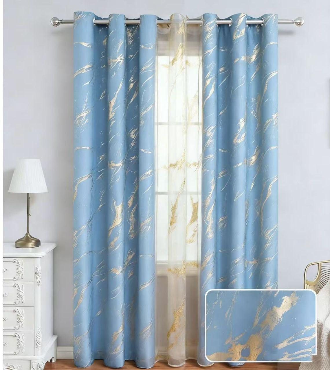 2in1 living room curtains