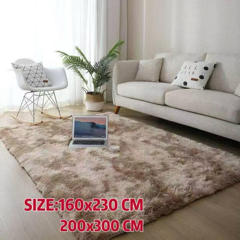 Fluffy carpet for living room and bedroom