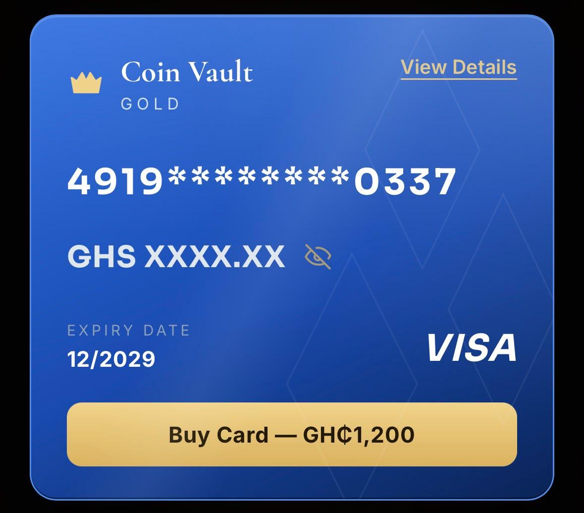 Coin vault gold