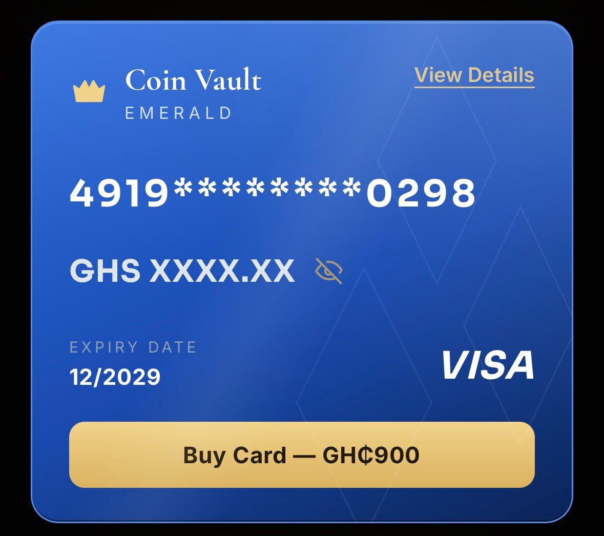 Coin vault emerald