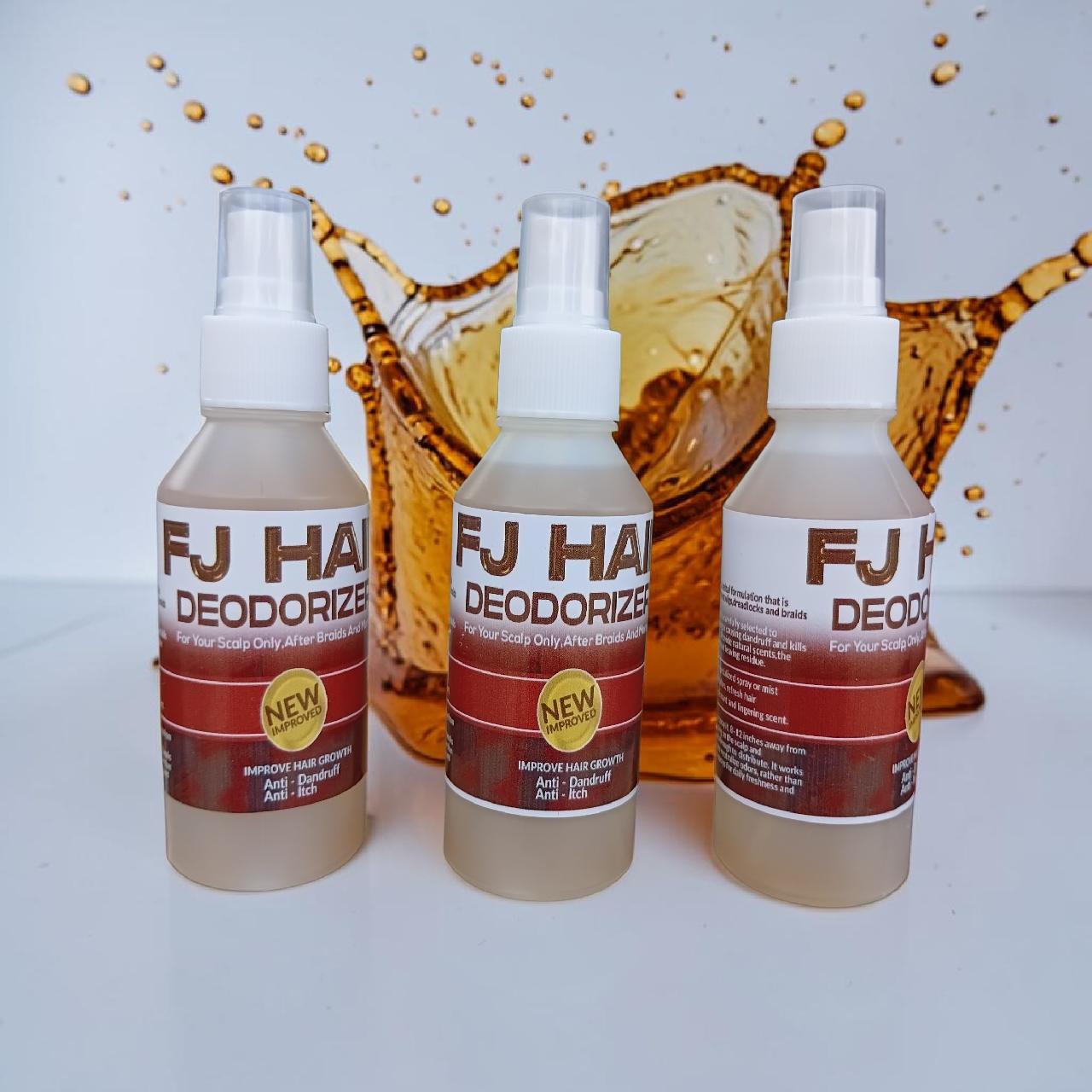 Fj hair deodorizer and fj hair growth oil