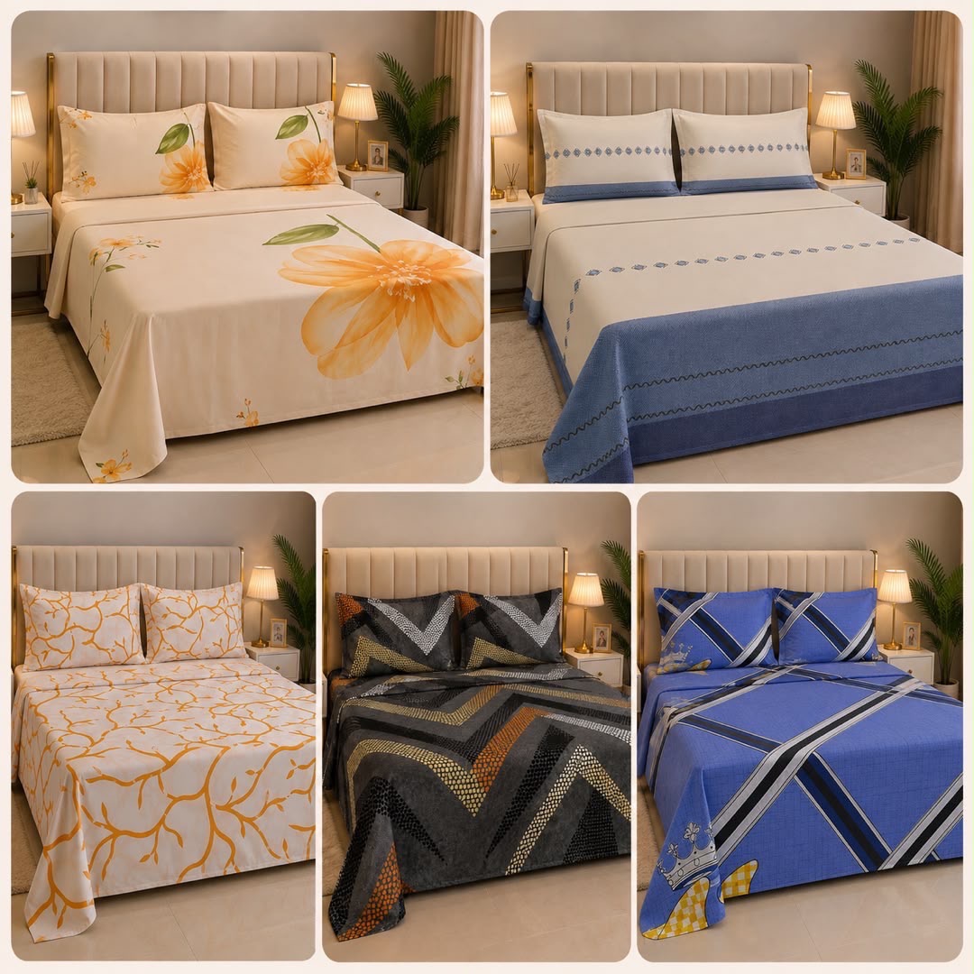 Double bedspread with 2 pillow cases