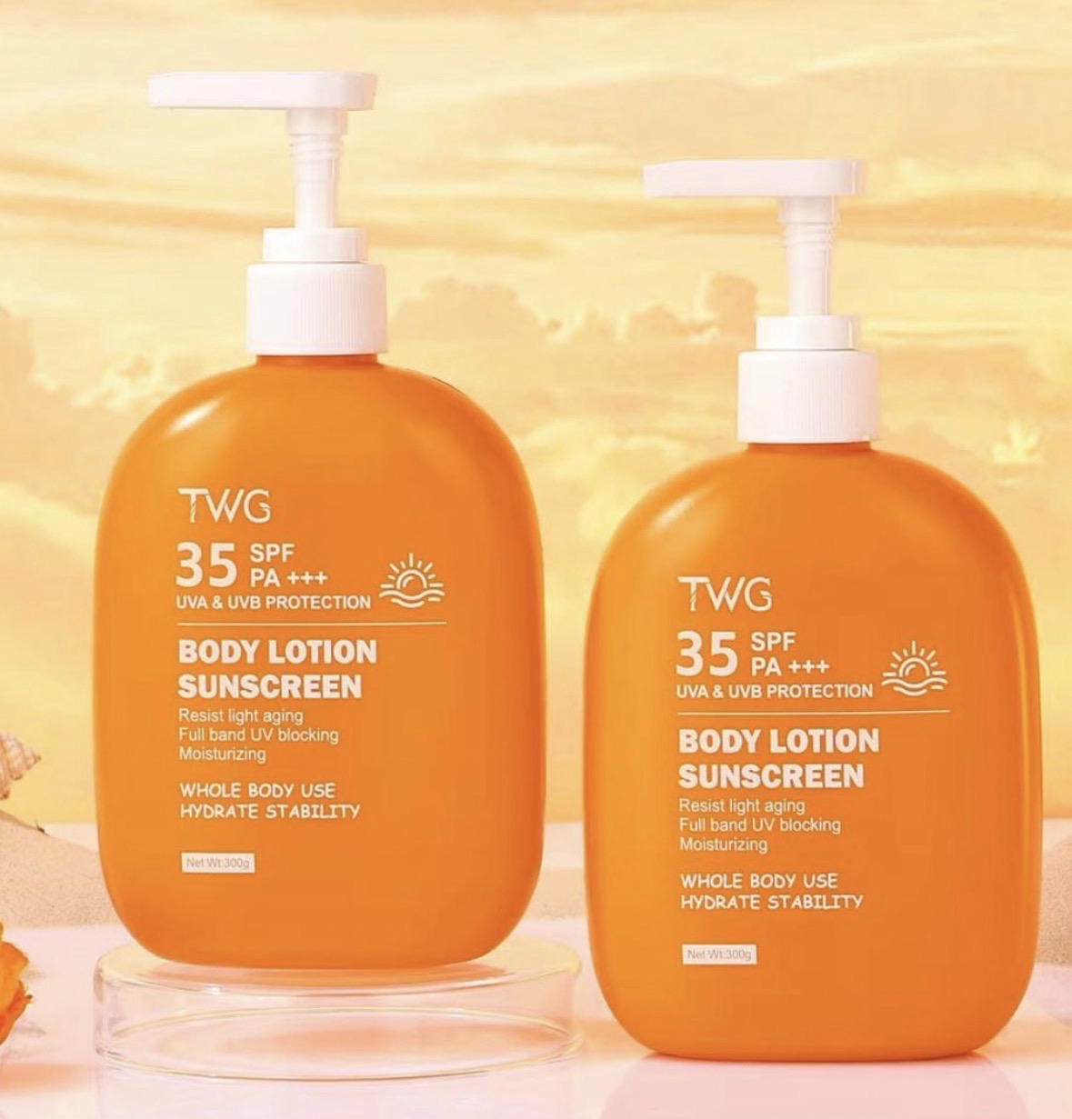 Twg body lotions + scrub (chinese skincare).