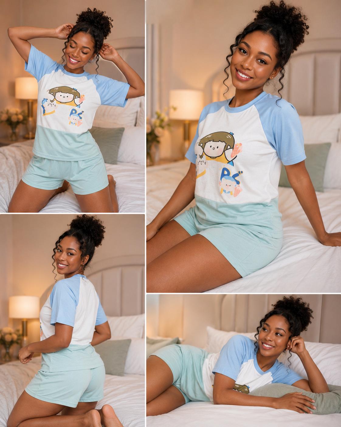 Top & down cozy nightwear