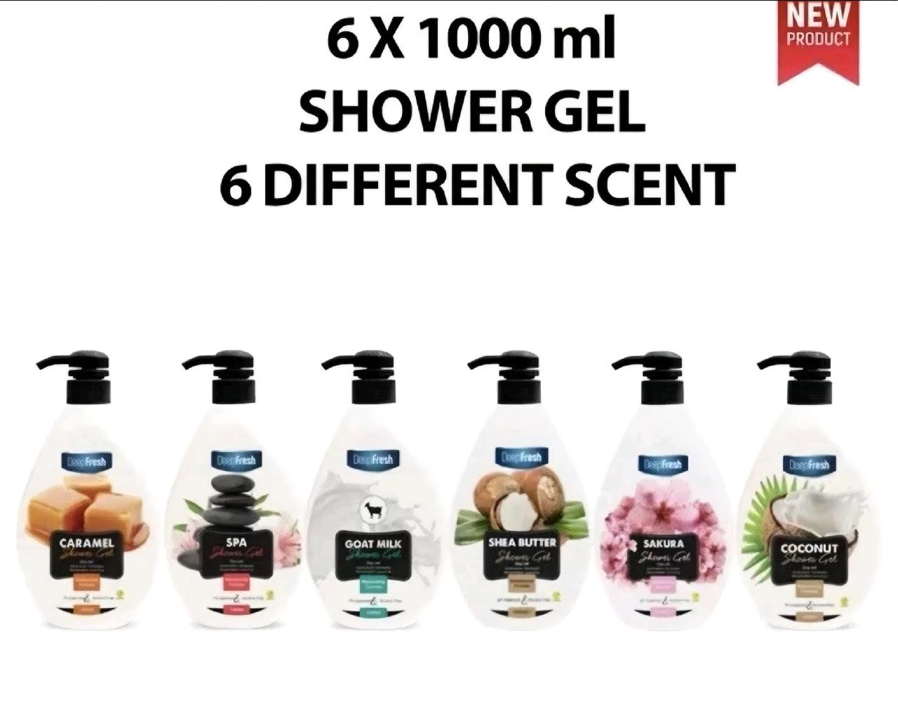 Fresh start shower gel 1liter each
