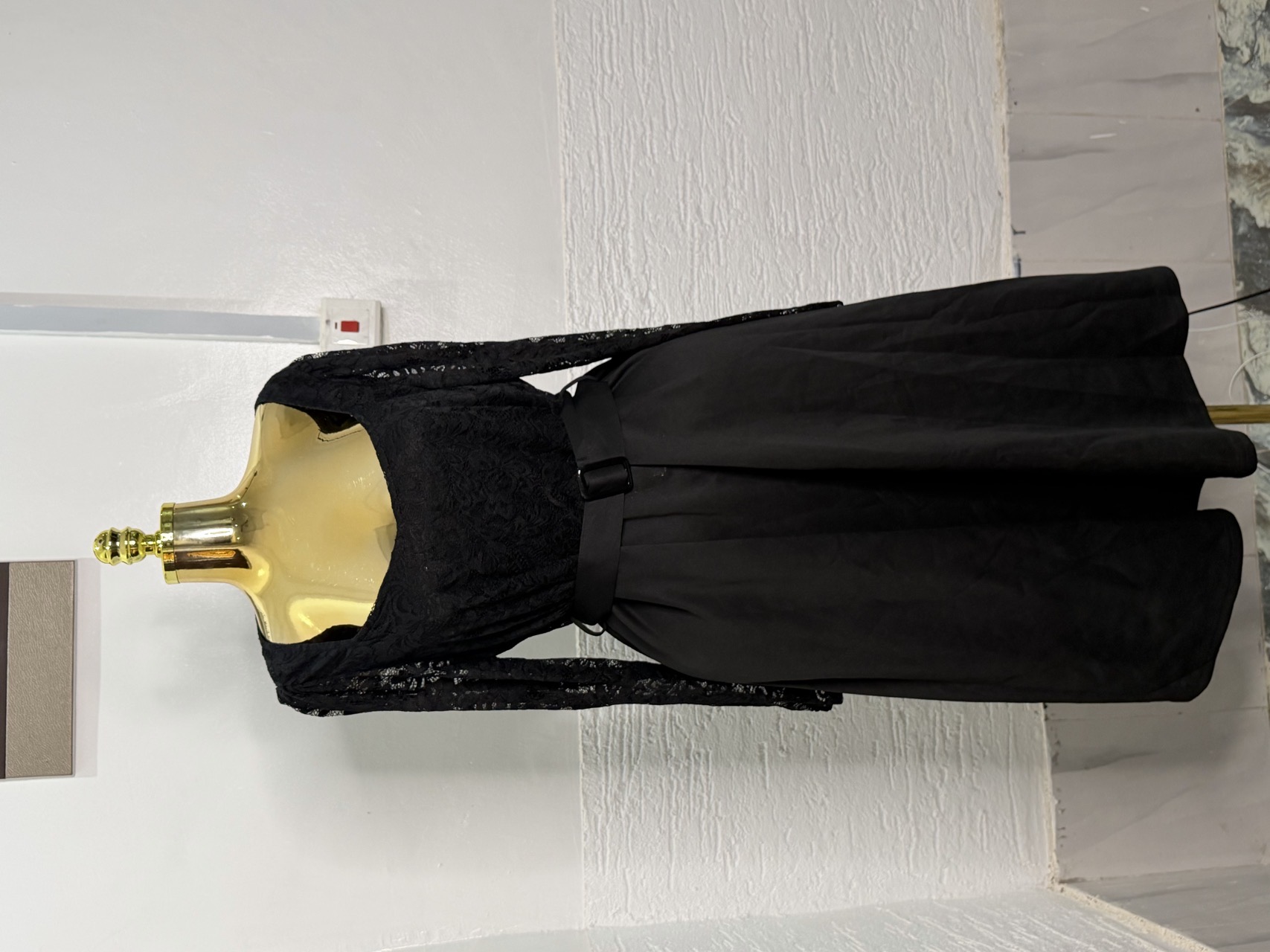 Size 18 black dress with belt