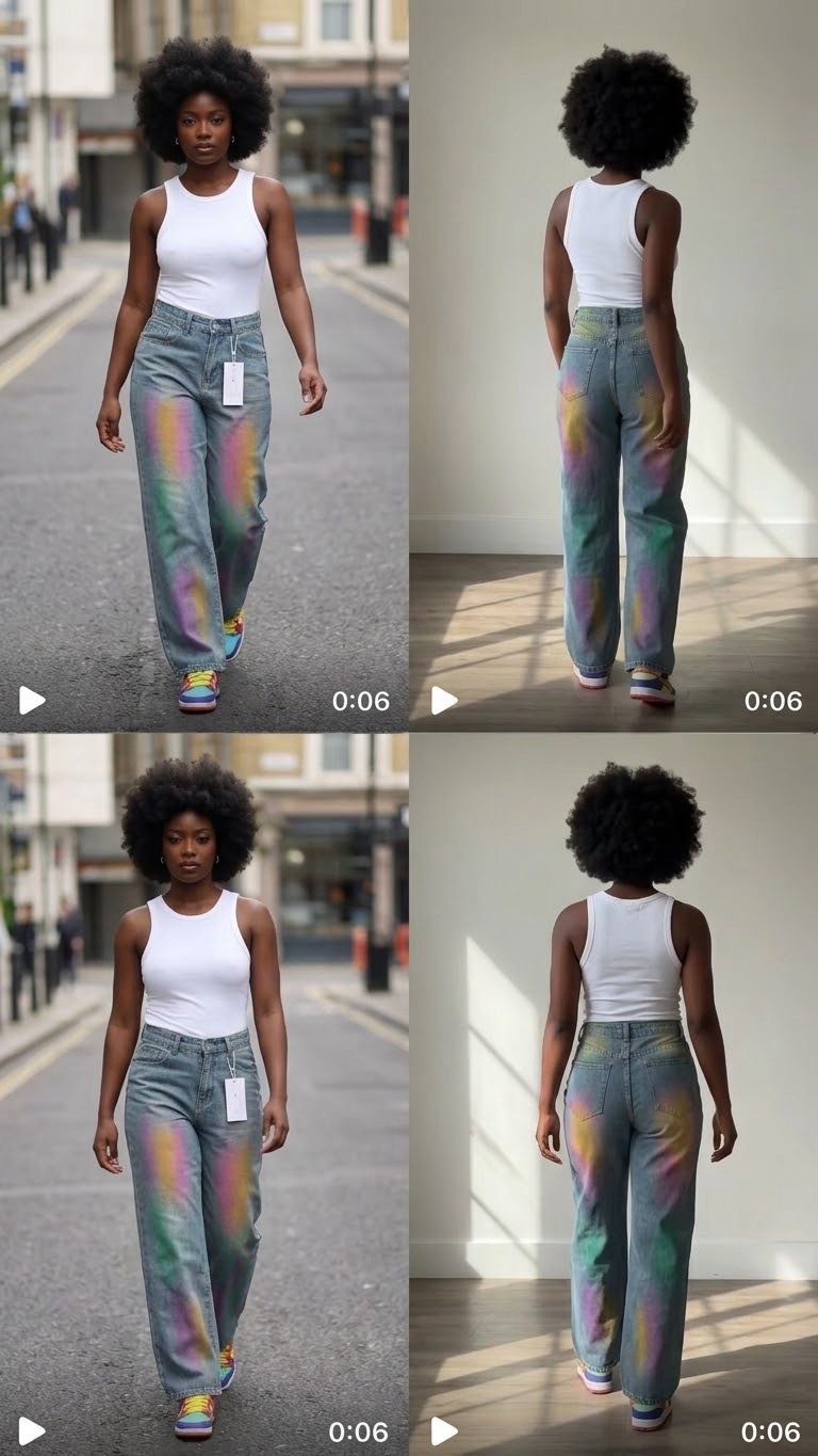 Uk size 12 colorful women’s jeans trouser