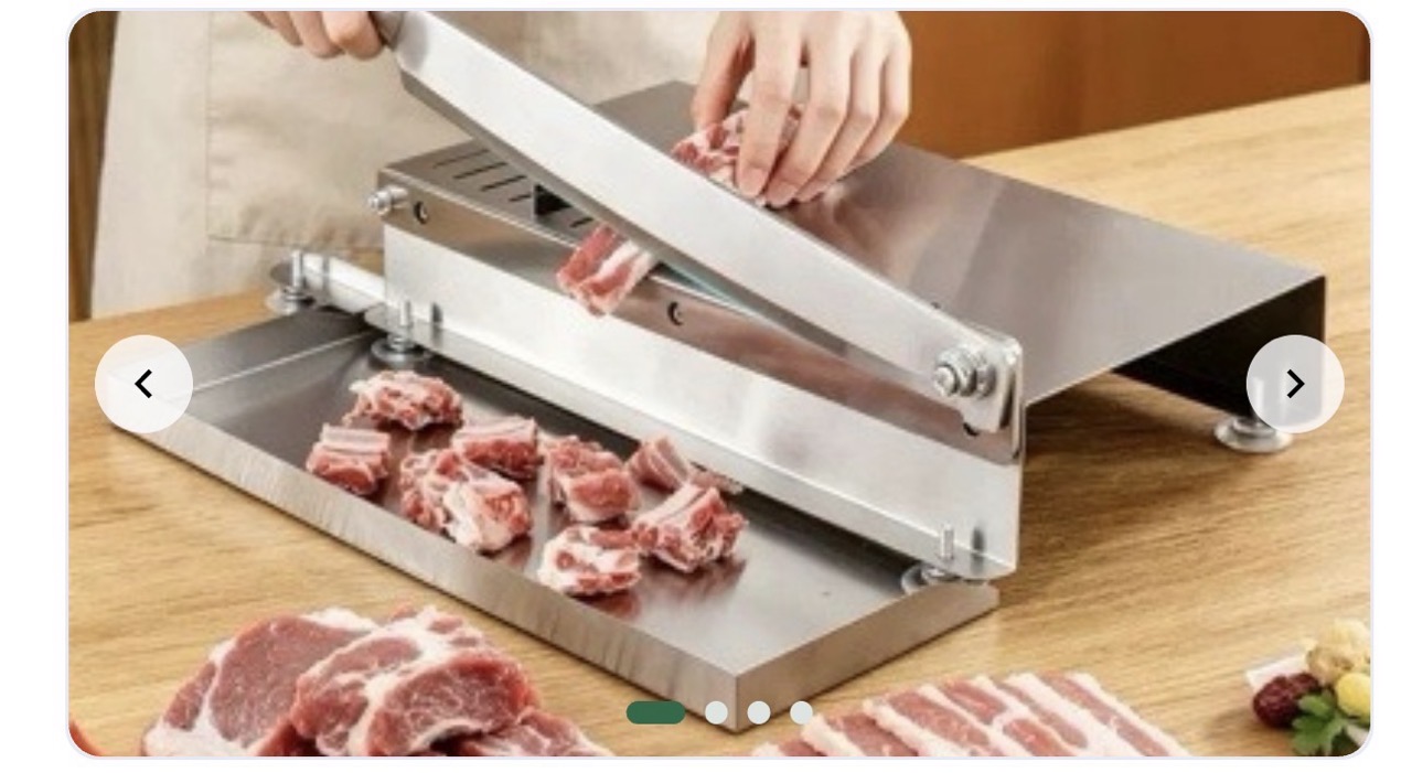 Multifunctional guillotine meat slicer
