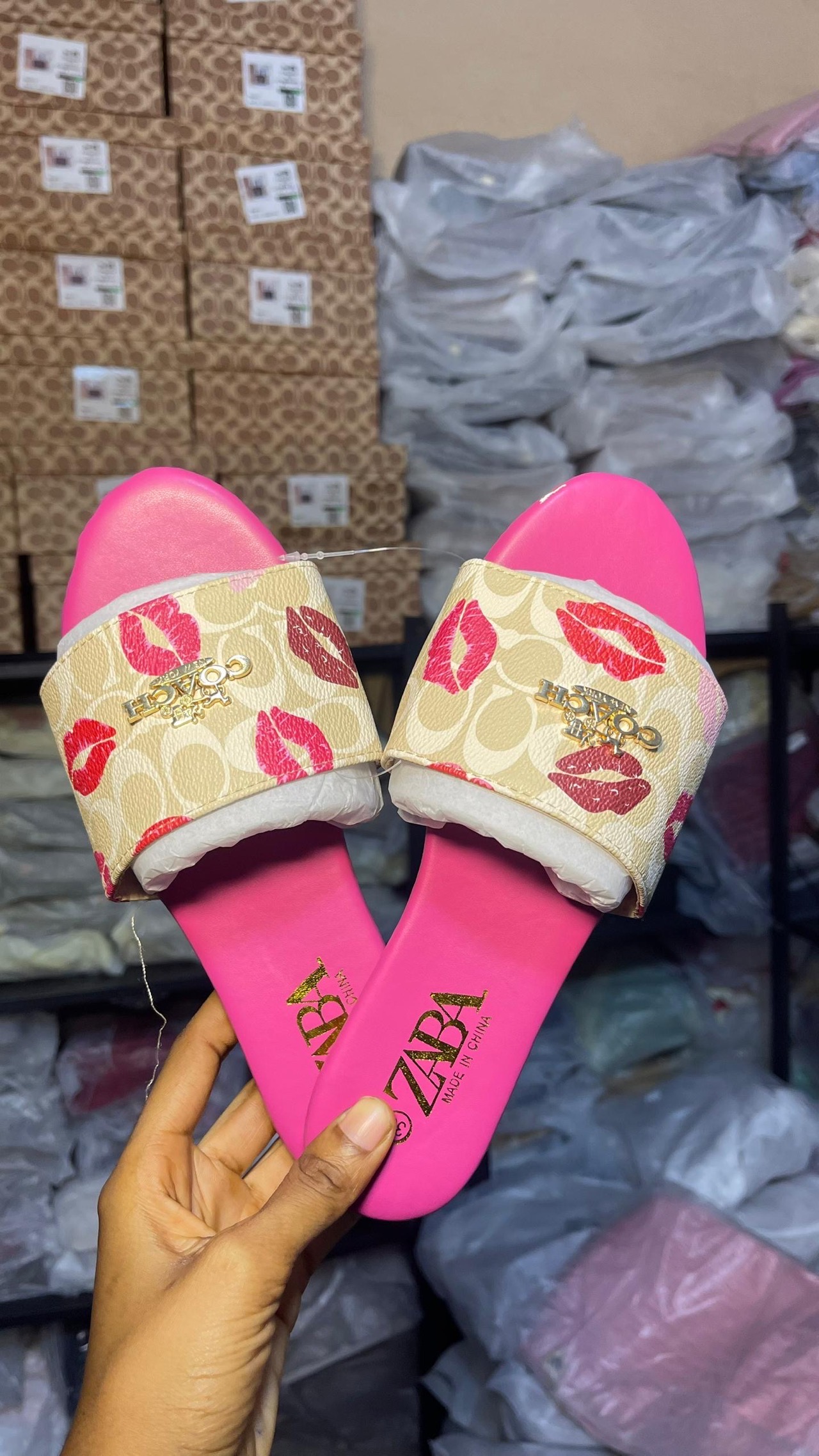Coach slippers 1