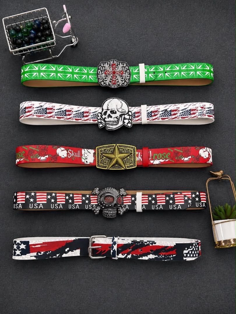 Design leather belts