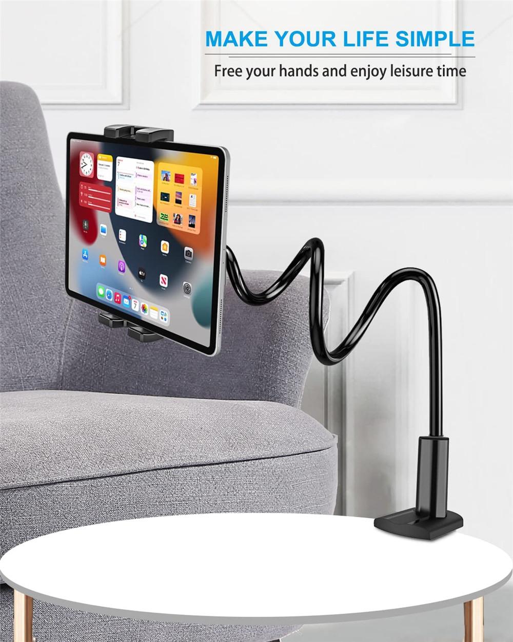 Flexible smartphone tablet ipad tablet clamp holder
