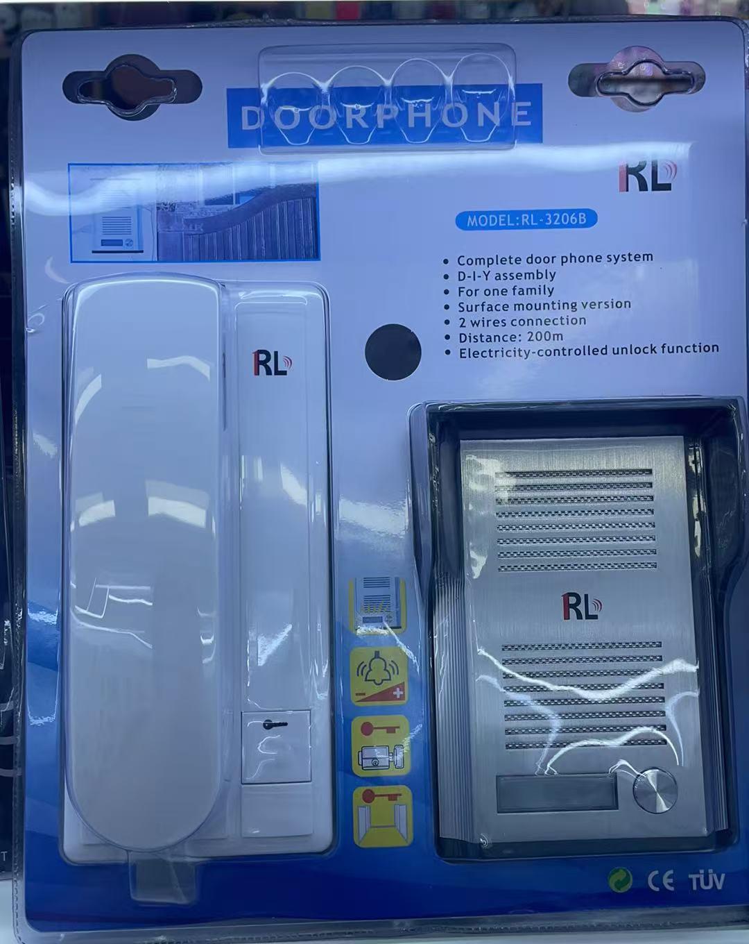 Home telephone doorbell intercom