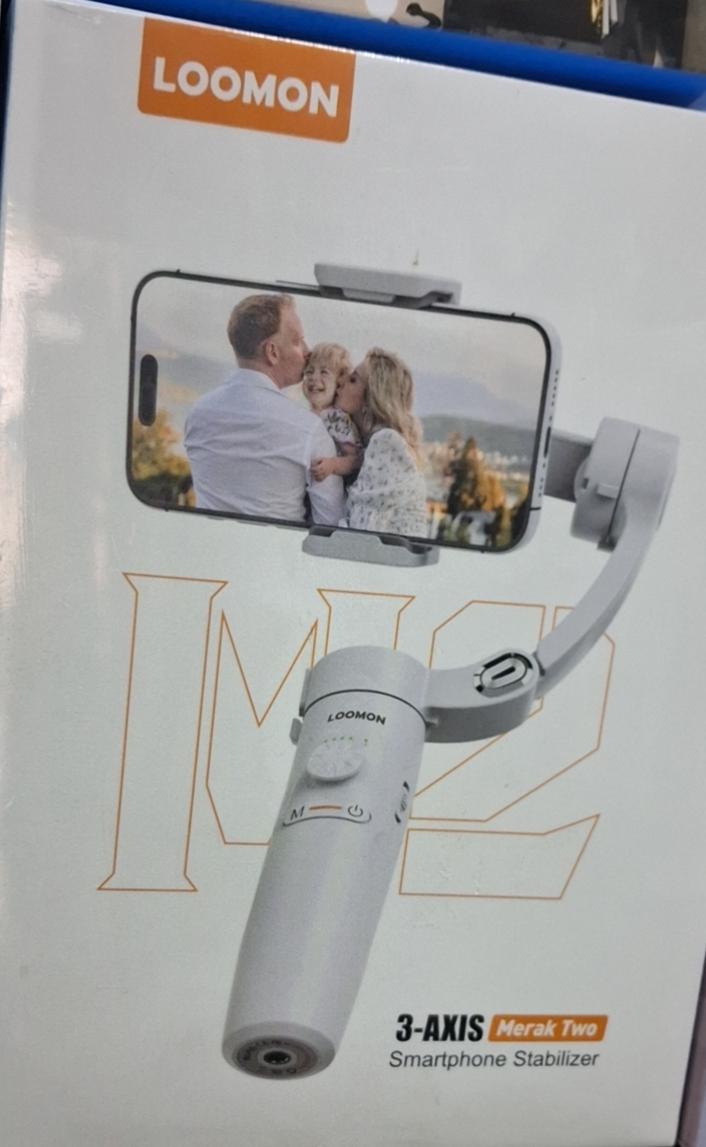 Loomon 3-axis merak 2 (m2) smartphone stabilizer is a handheld motorized gimbal
