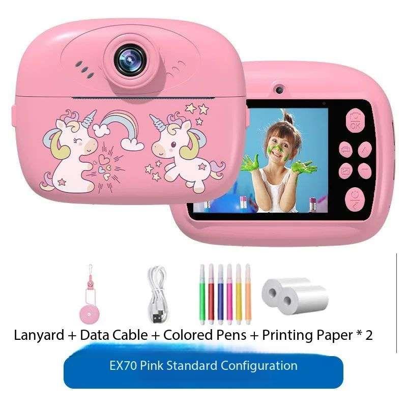 Kids digital camera with thermal printer