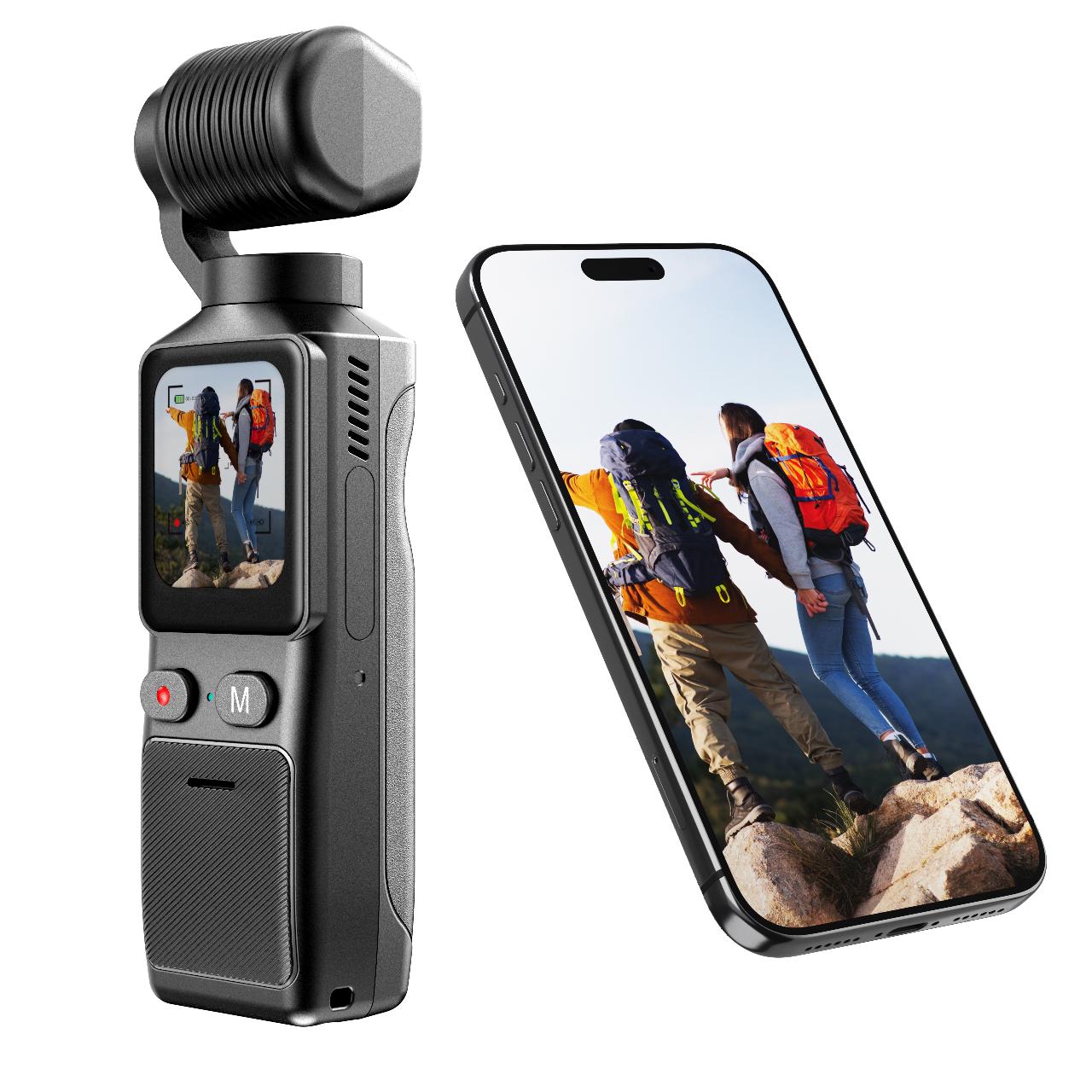 Selfie gimbal digital camera