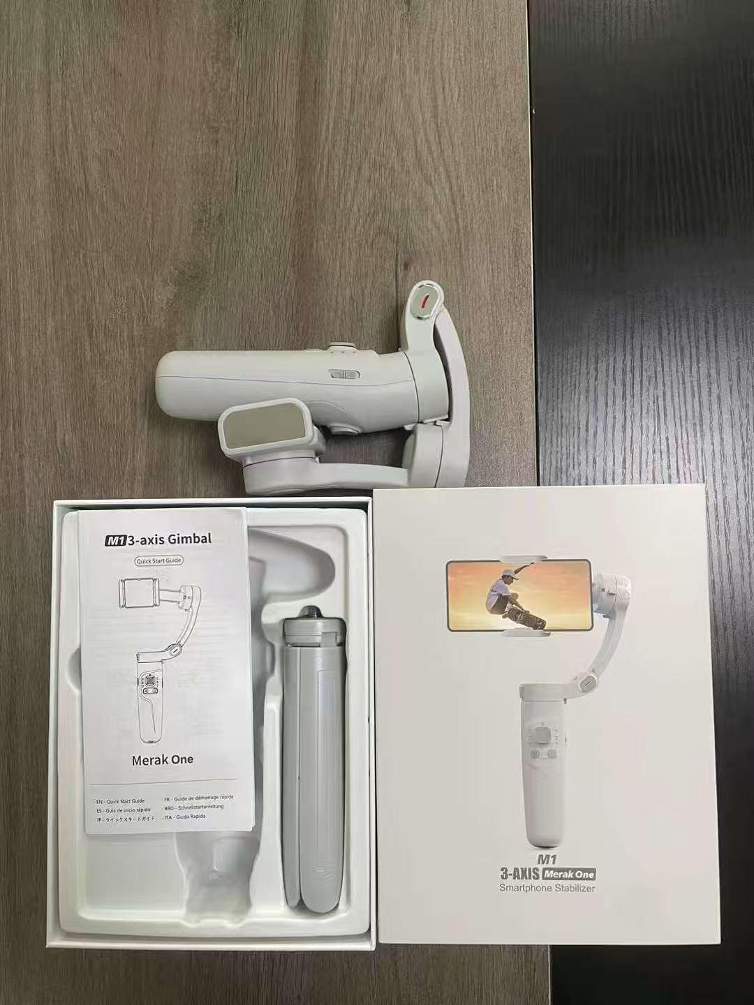 M1 3-axis merak one smartphone stabilizer, a portable handheld gimbal