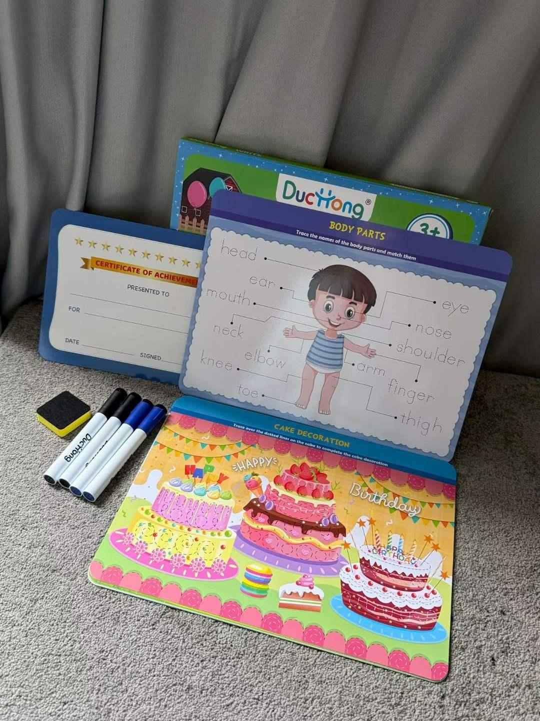 Designed book kids educational leaning materials