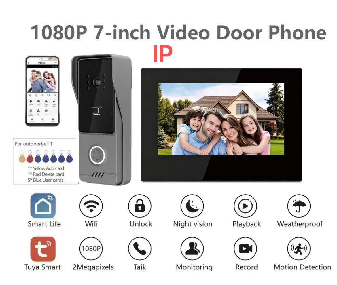 Tuya app wifi wireless video recording doorbell intercom