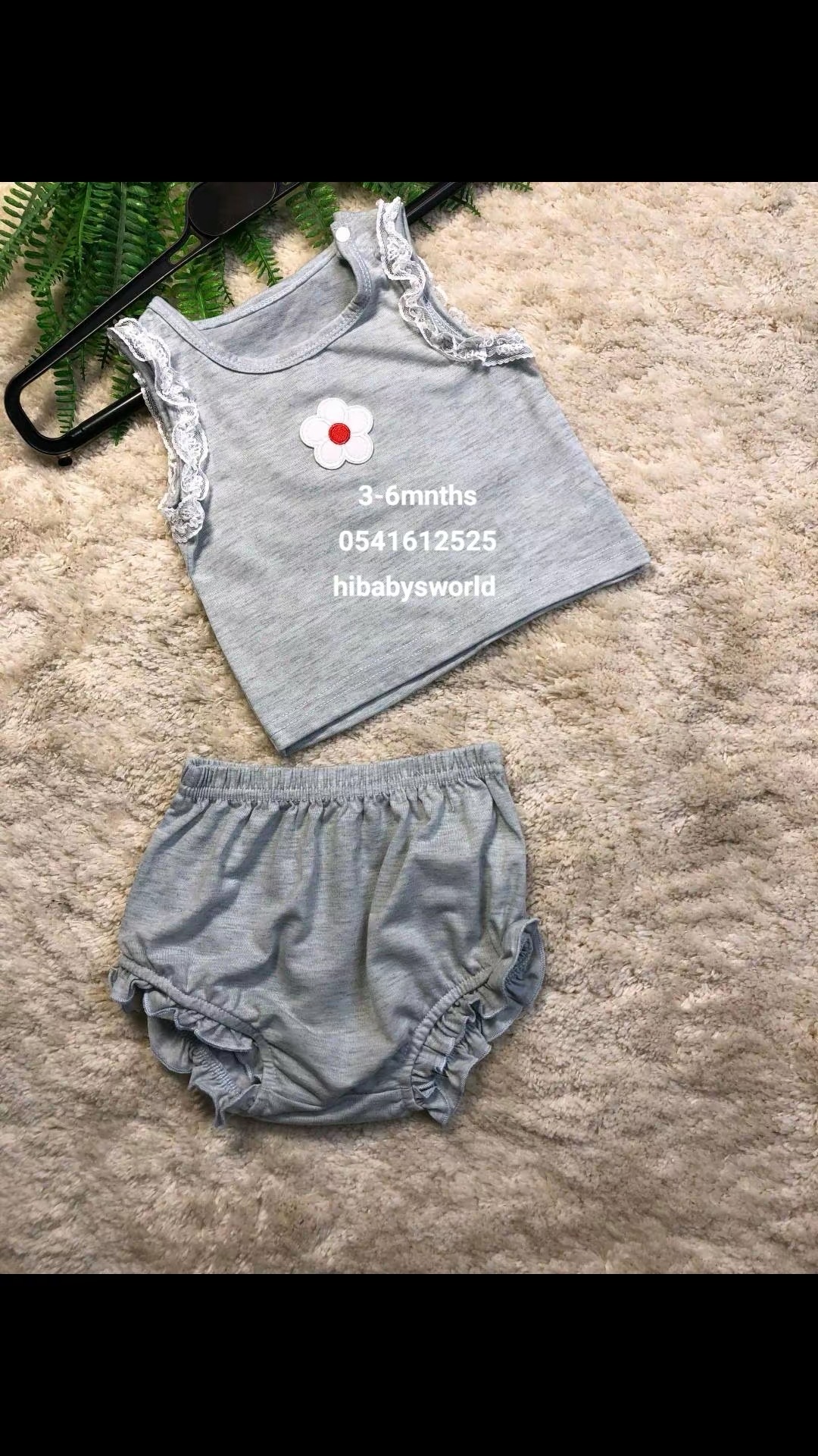 Vest and pant for baby girl