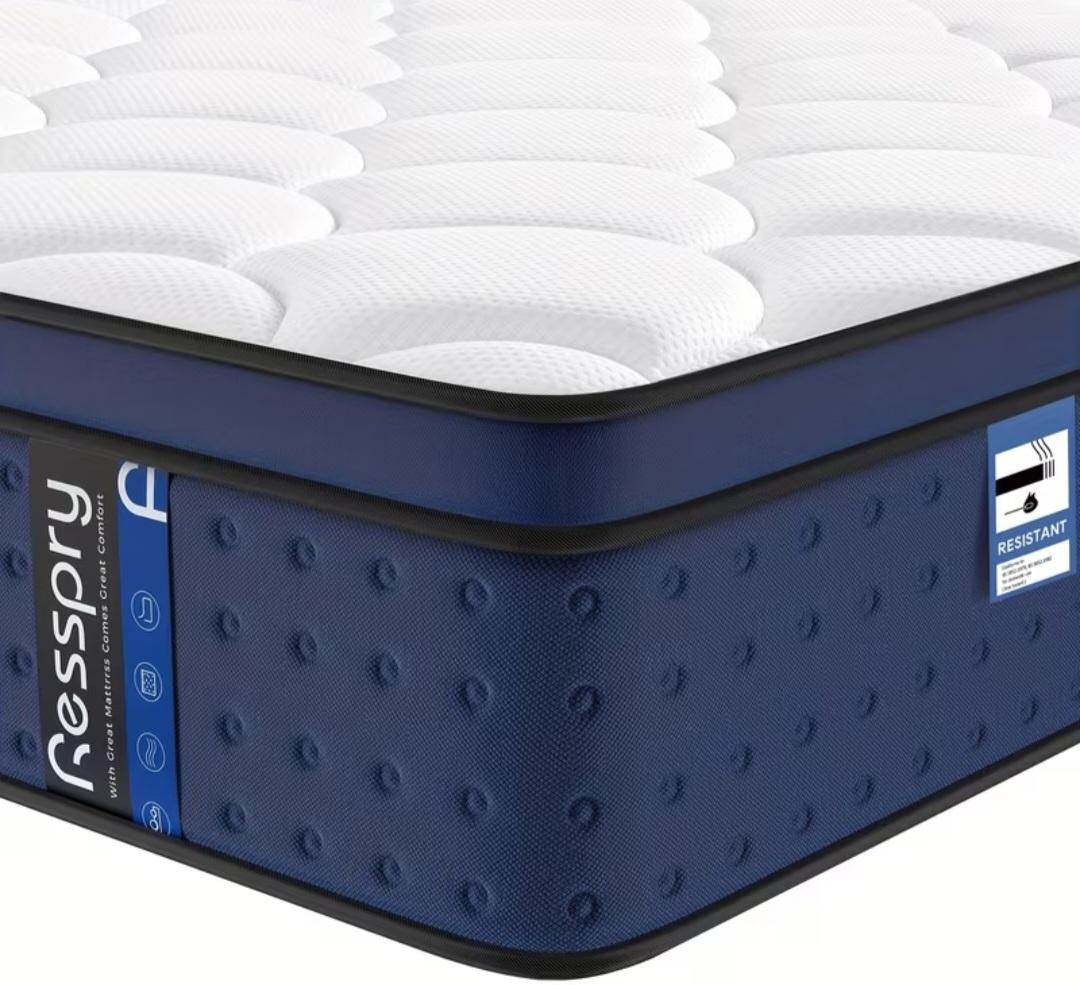 10&30.48cm hybrid mattress, pressure relief, breathable foam, pocket spring,firm