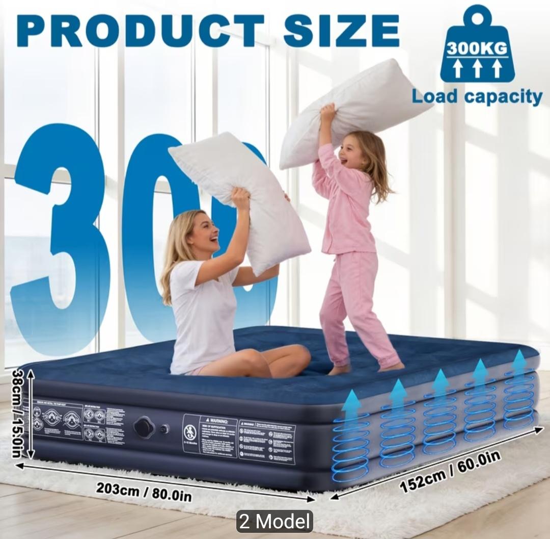 Air, inflatable mattress pump self-inflating in 3minute for home, guess bed