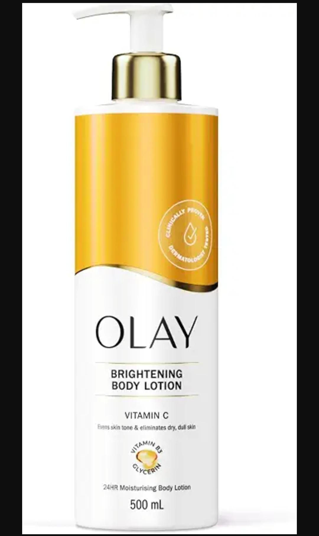 Olay body lotion, 24hr moisturising cream 500mlfull body lotion