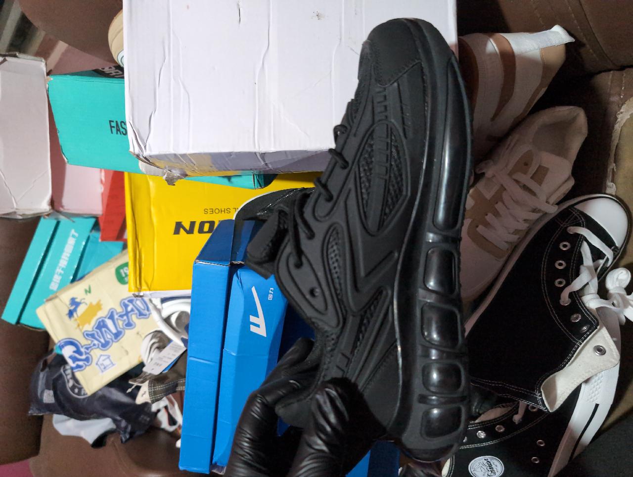 Black.sneakers in a different level