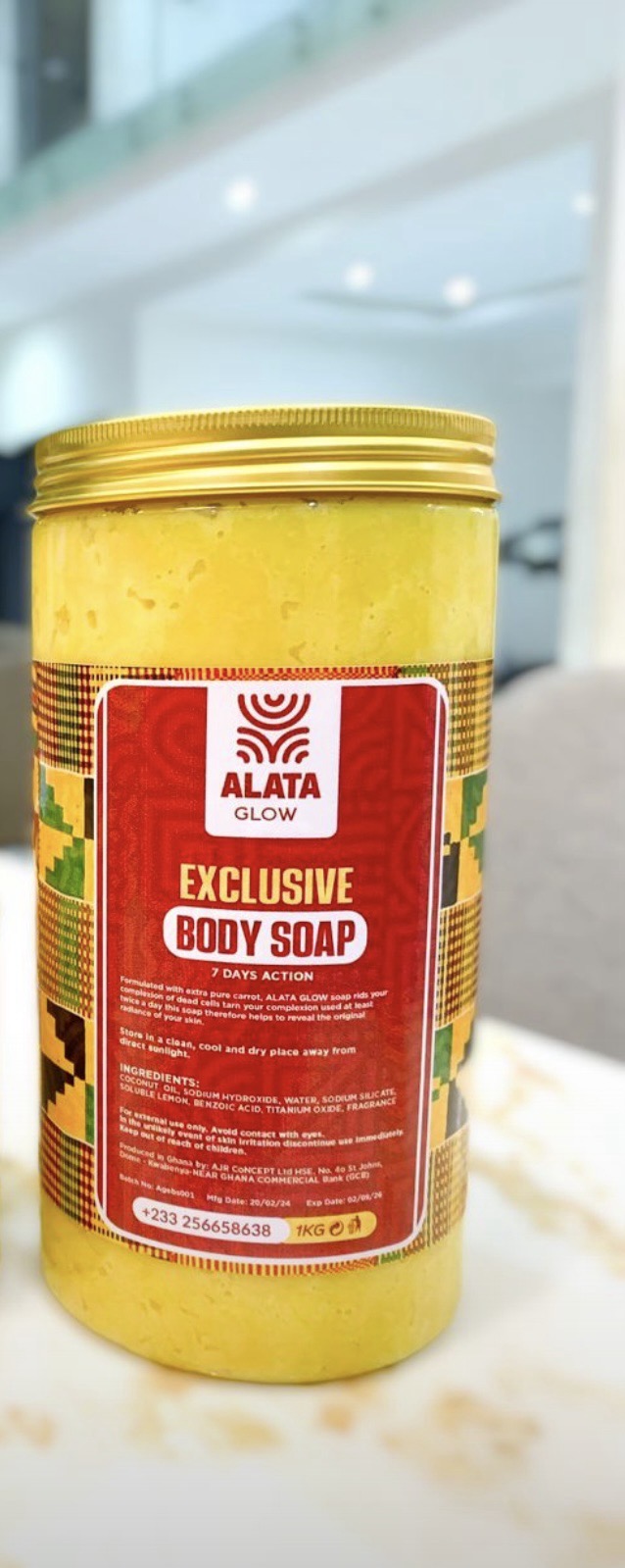 Glow alata soap(big size)