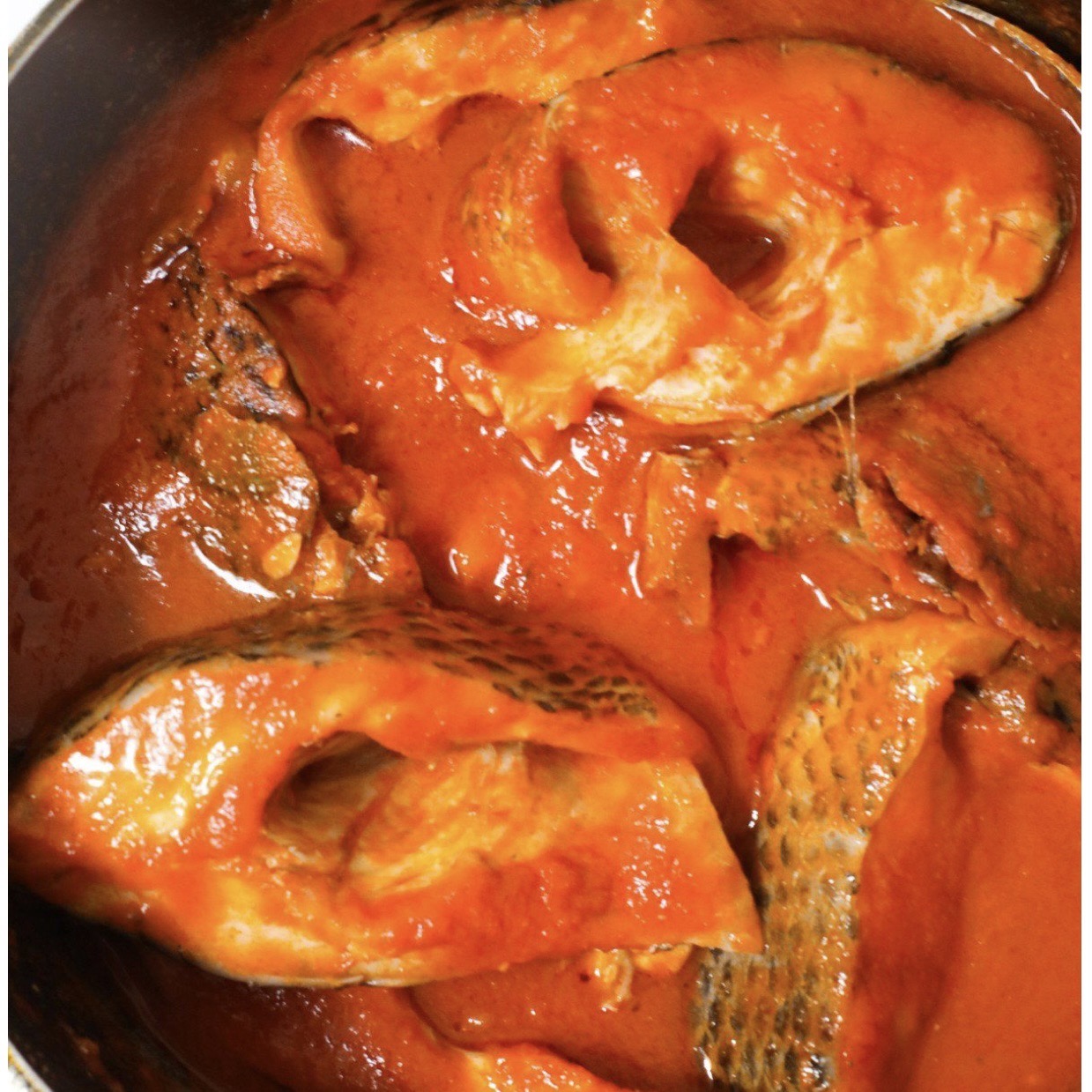 Hot and spicy fante fante with eba