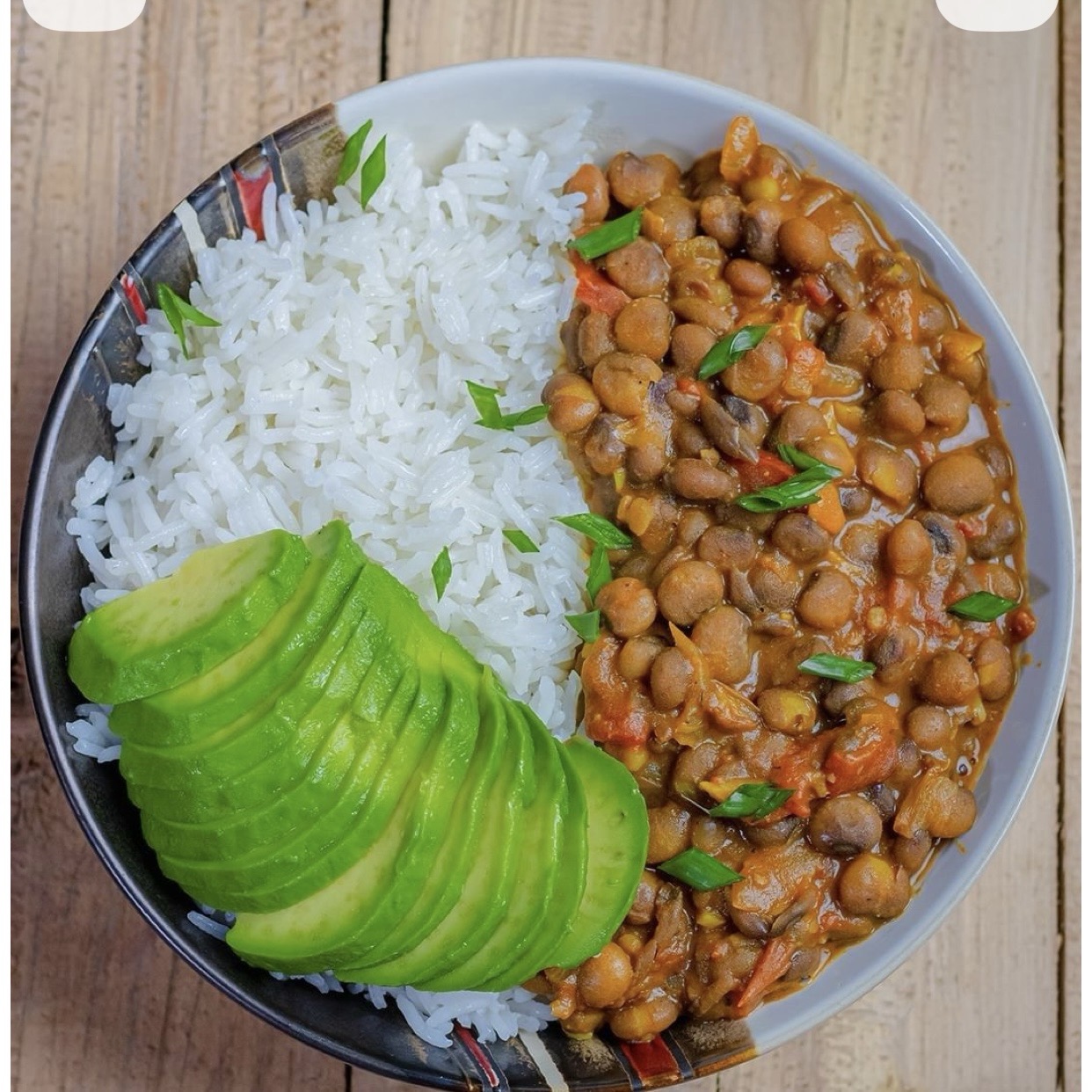 Hot and spicy bean stew with braised rice