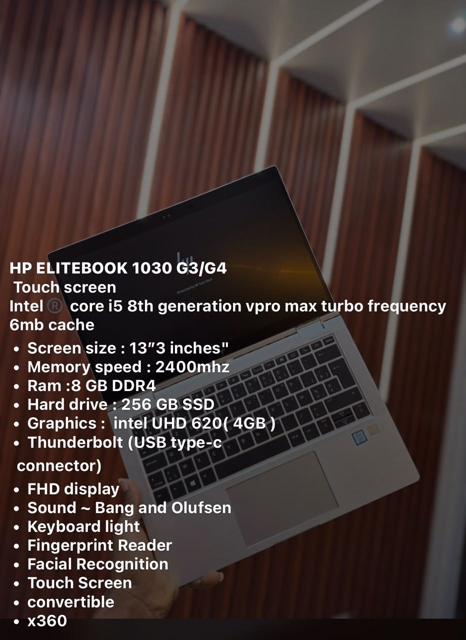 Hp elitebook i5, 8th gen, x360
