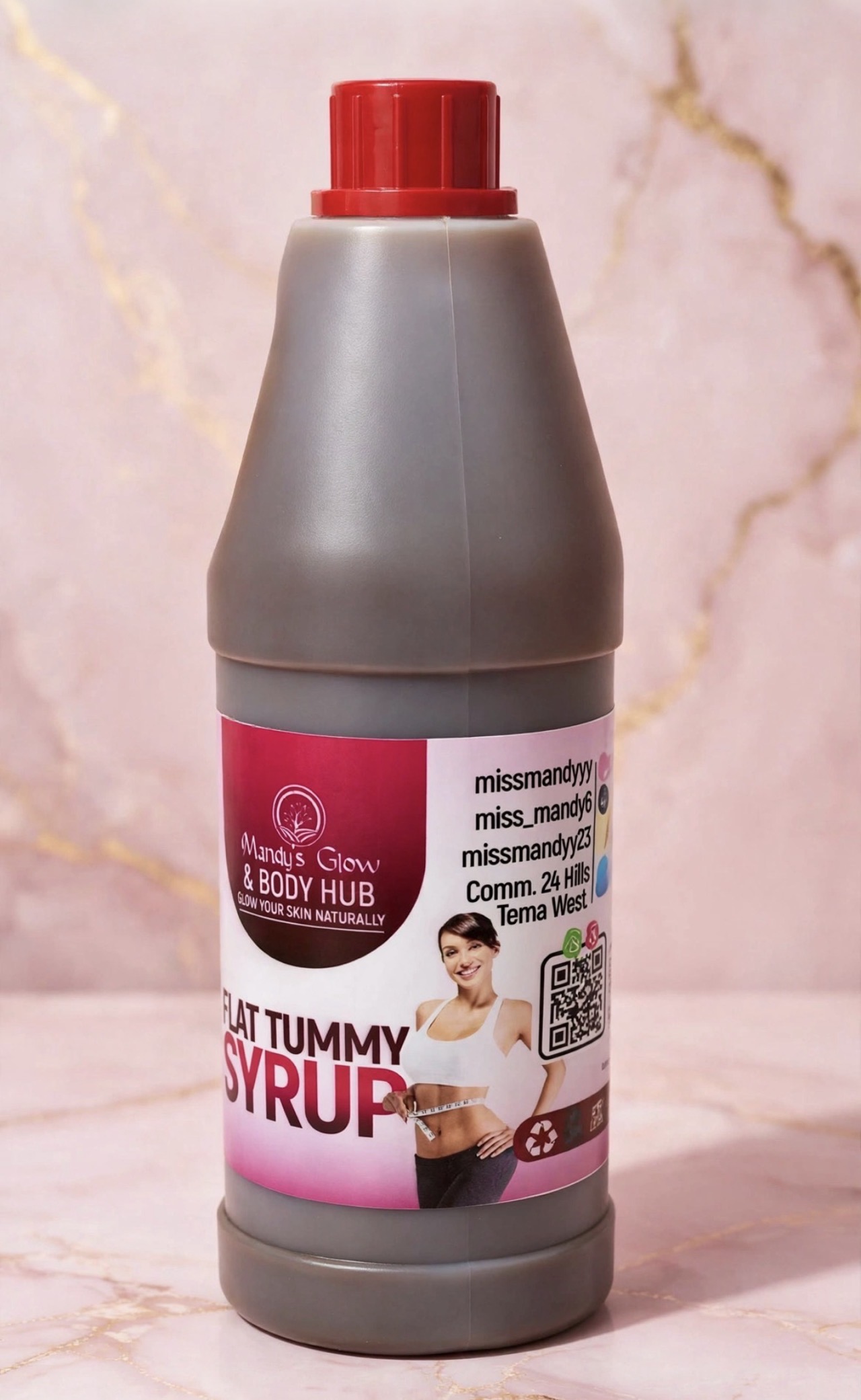 Flat tummy syrup medium