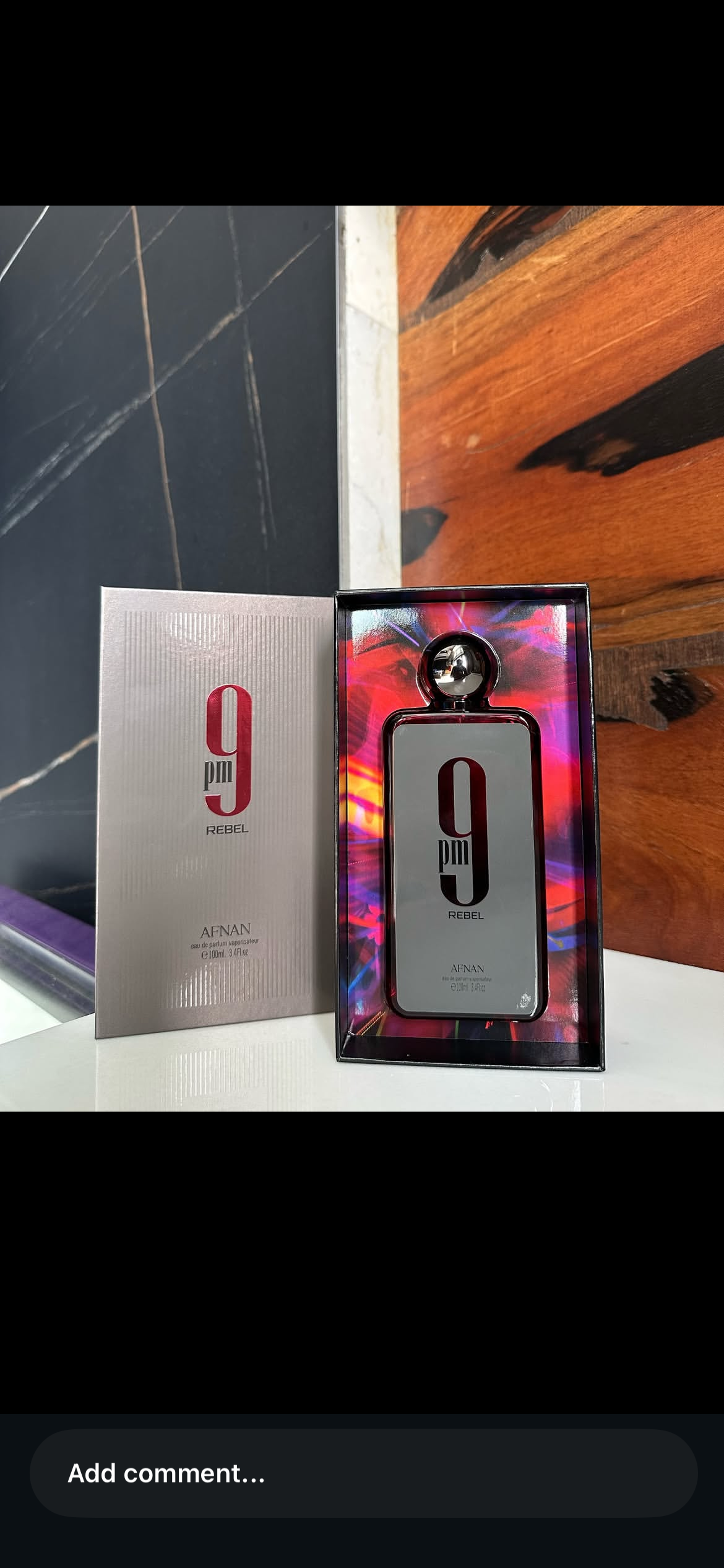 Afnan 9pm rebel 100ml,original