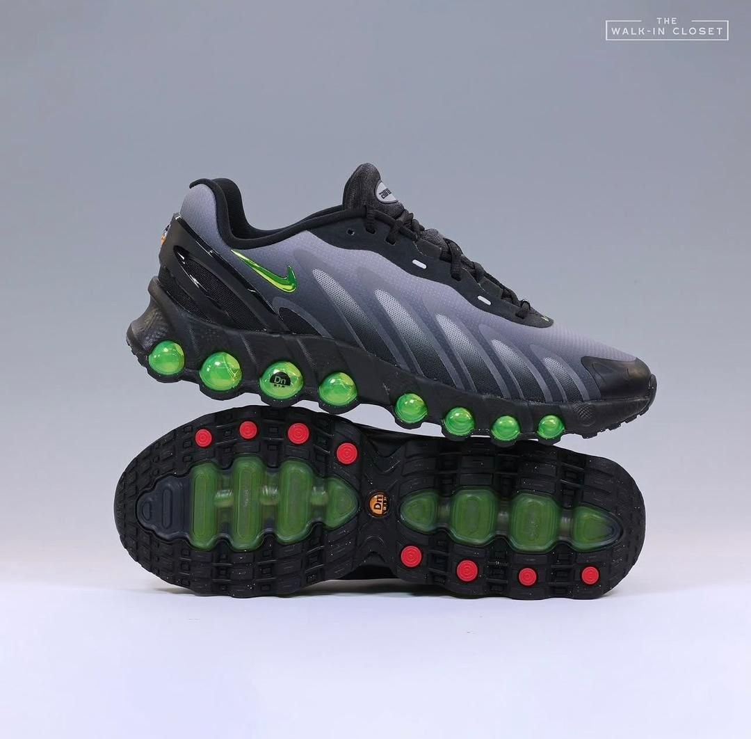 Nike air max dn (grey/black with neon green)
