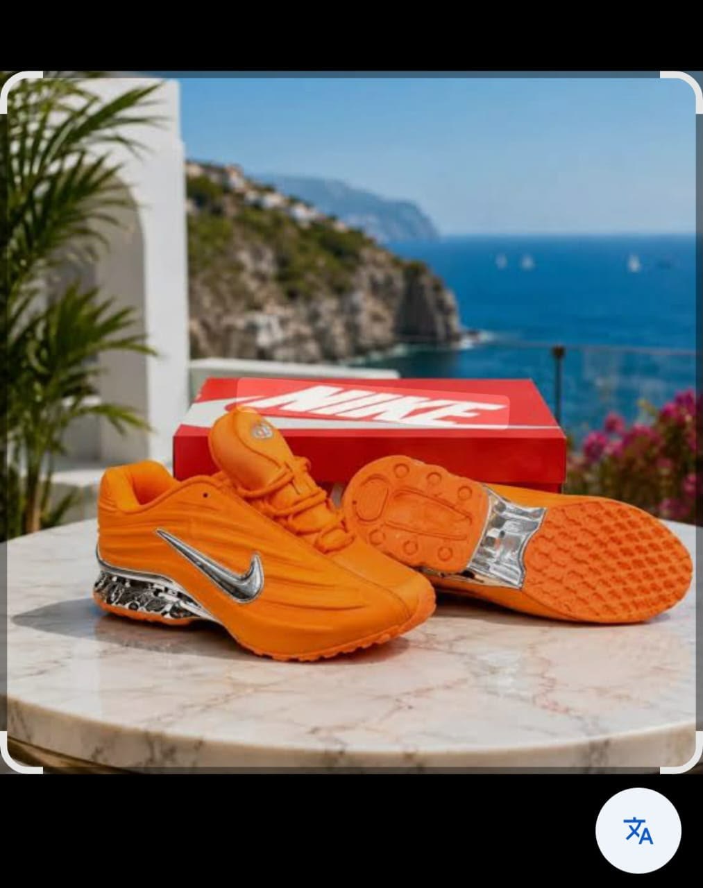 Nike shox (orange / metallic silver